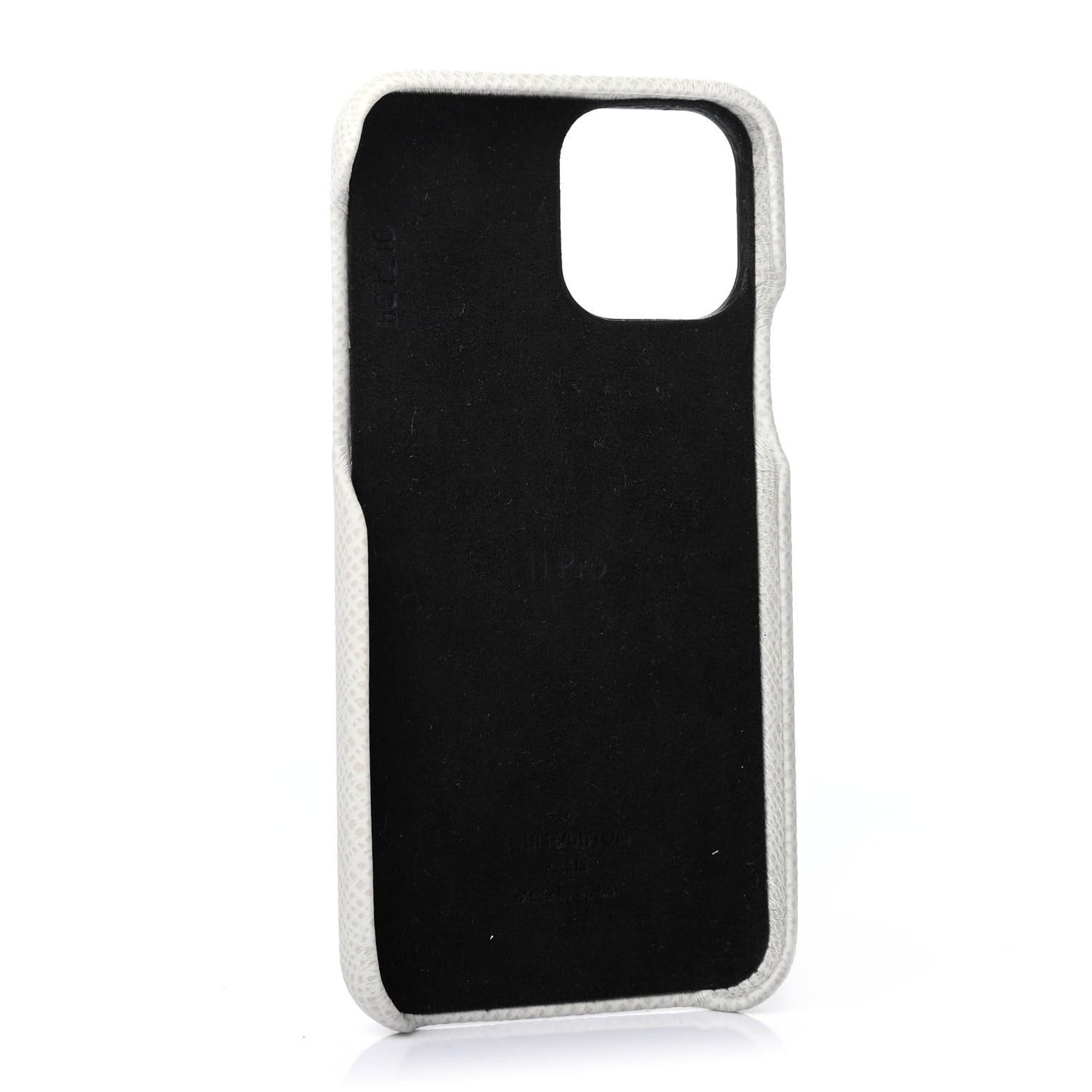 Monogram Taiga iPhone 11 Pro Bumper White