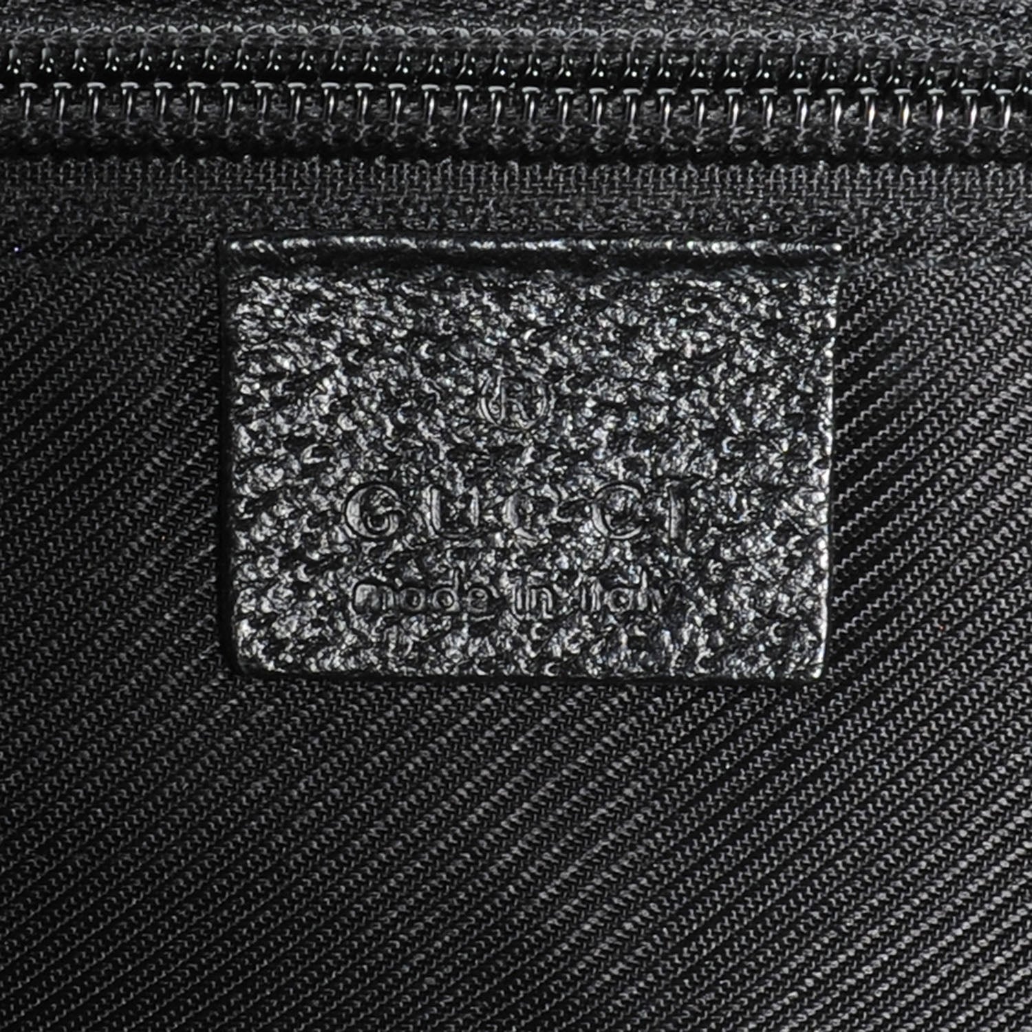 Gucci GG Monogram Single Buckle Backpack Black 8 of 10