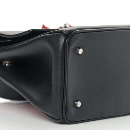 Christian Dior Smooth Calfskin Mini Be Dior Flap Black Blue Red 7 of 11