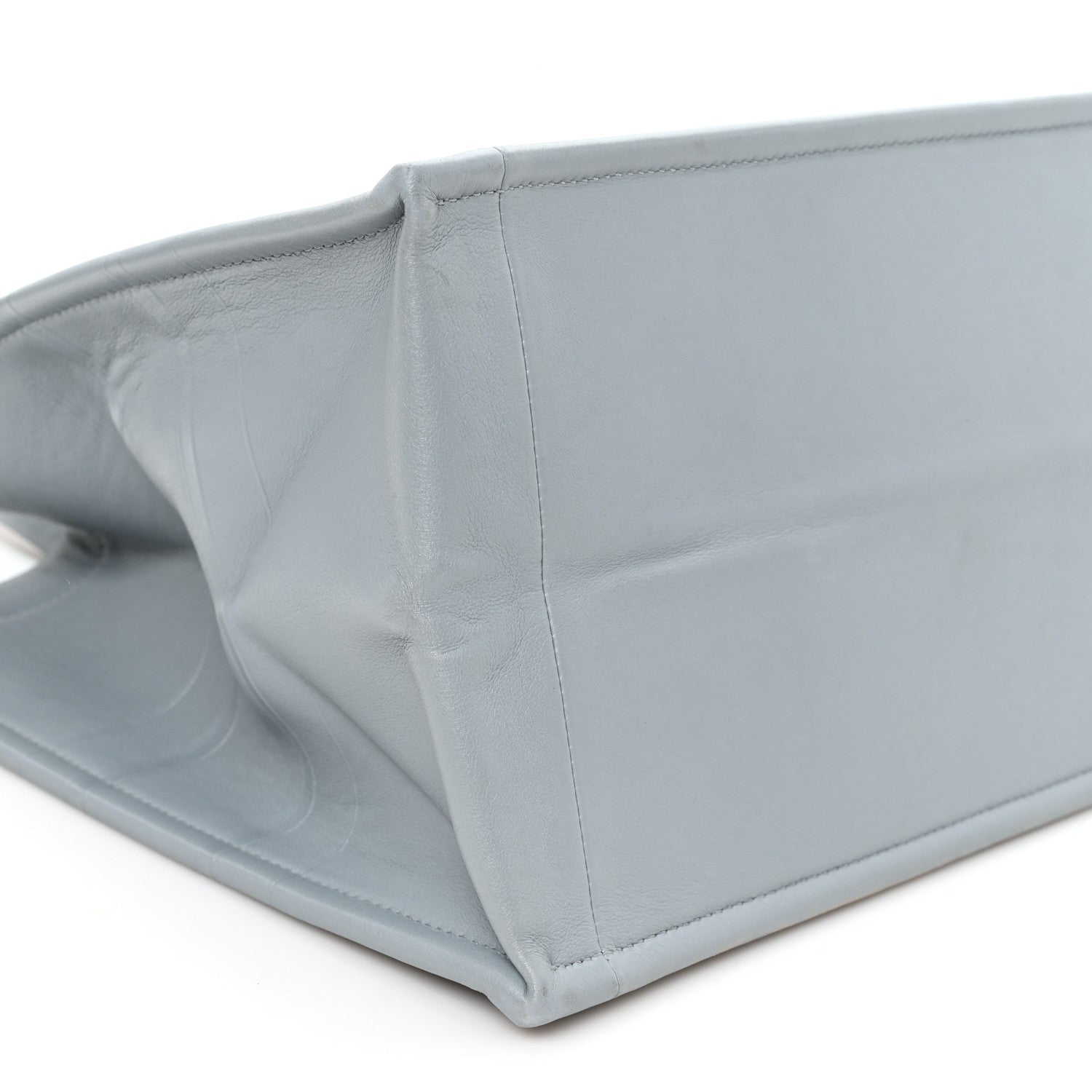 Christian Dior Calfskin Embossed Medium Book Tote Grey 9 of 11