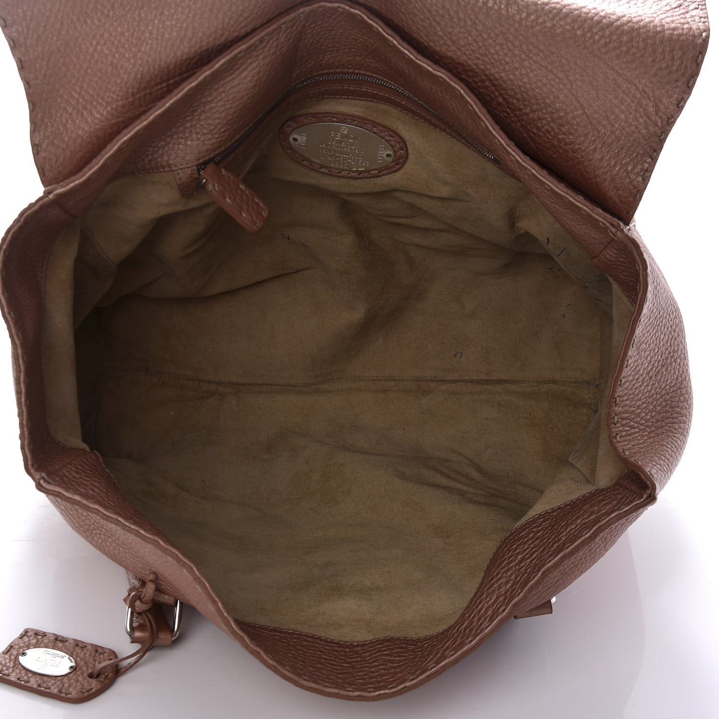 Cuoio Romano Selleria Large Linda Satchel Bronzo
