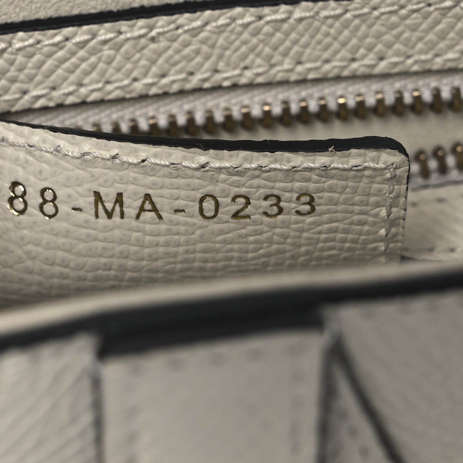 Christian Dior Grained Calfskin Saddle Bag With Strap Latte 7 of 10