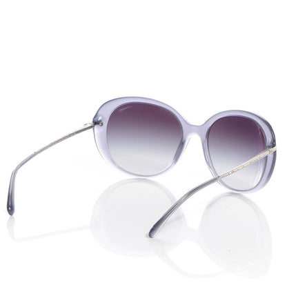 Chanel Acetate Crystal CC Sunglasses 5293-B Blue 2 of 6