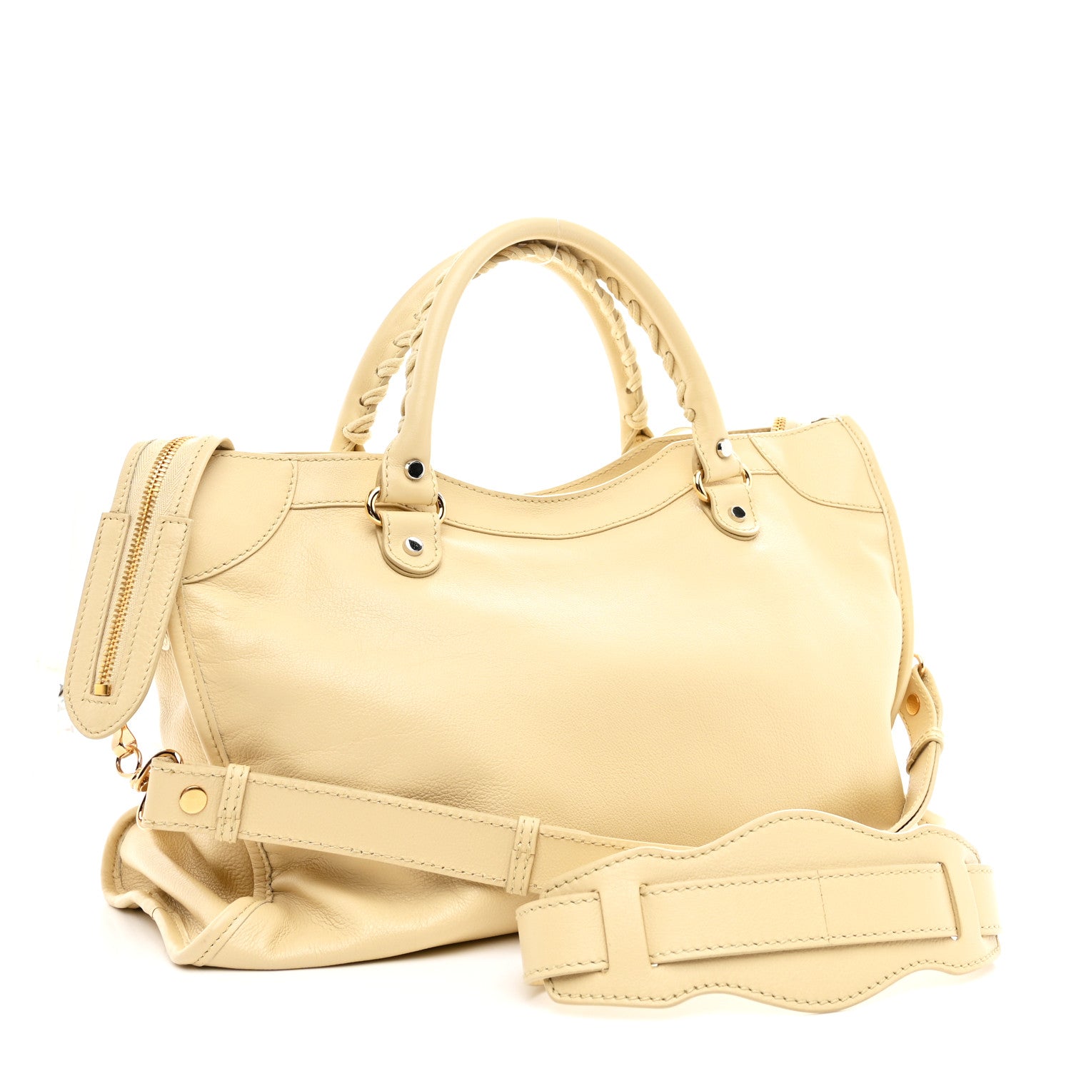 Balenciaga Veau Amp Plate Gold Hardware City Beige Argile 4 of 11
