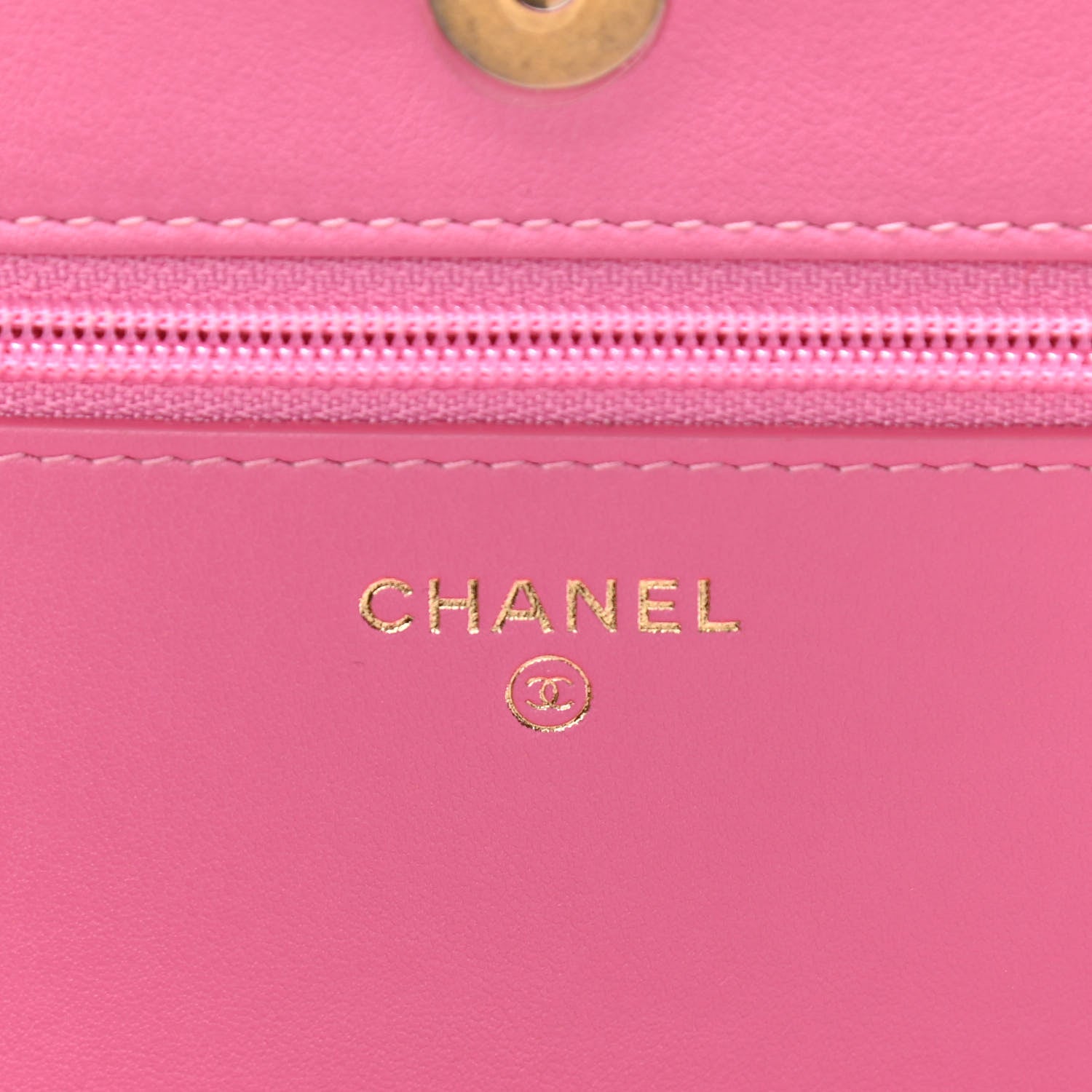 Chanel Caviar Quilted Boy Wallet On Chain WOC Pink 6 of 12