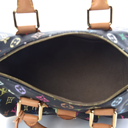 Louis Vuitton Monogram Multicolor Speedy 30 Black 5 of 9
