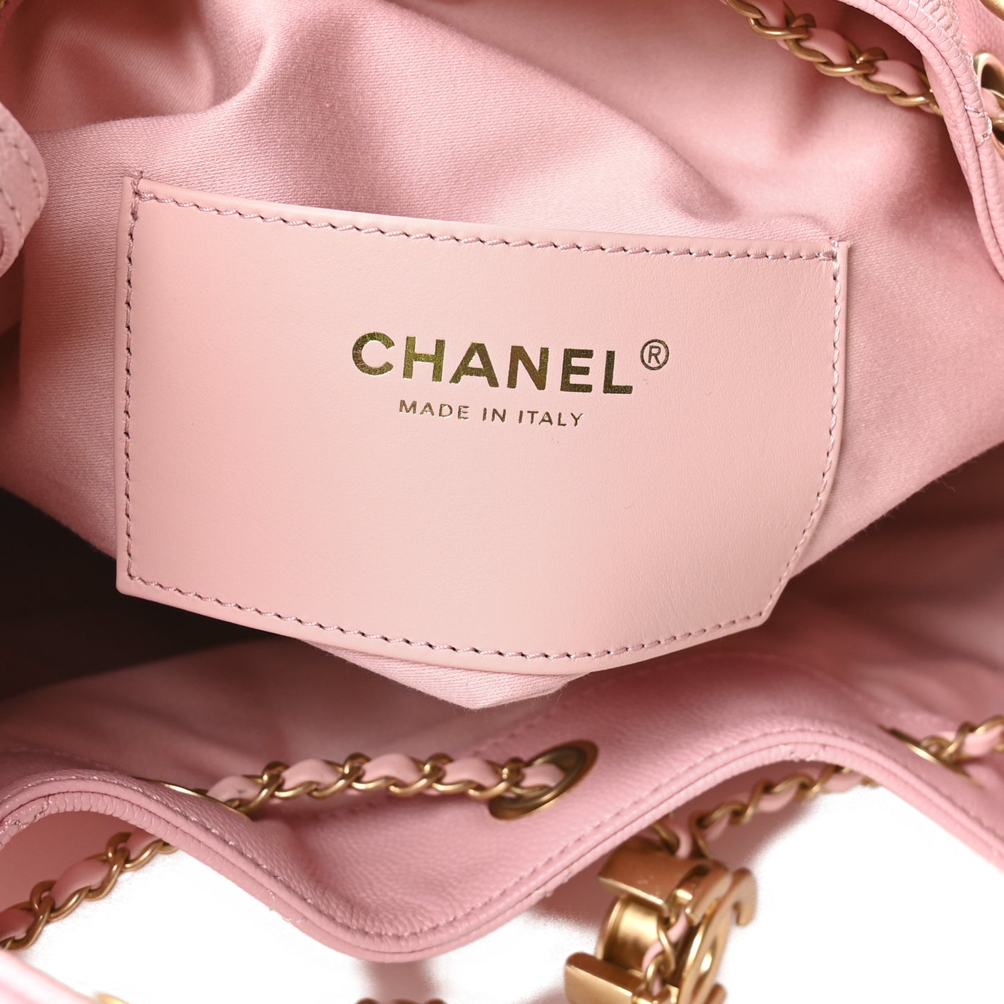 Caviar Quilted Medium Chanel 25 Handbag Light Pink