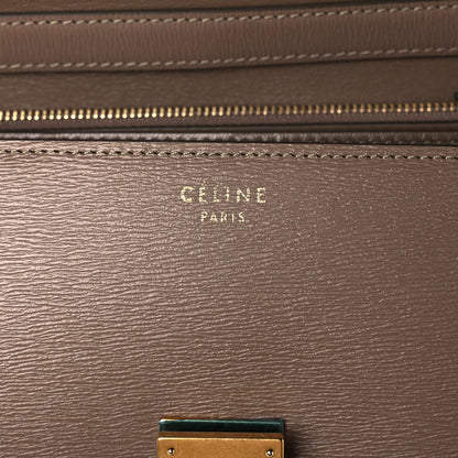 Celine Liege Calfskin Medium Classic Box Flap Bag Taupe 9 of 12