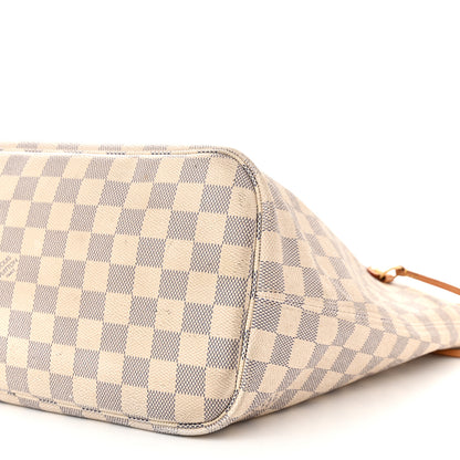 Louis Vuitton Damier Azur Neverfull MM 9 of 10
