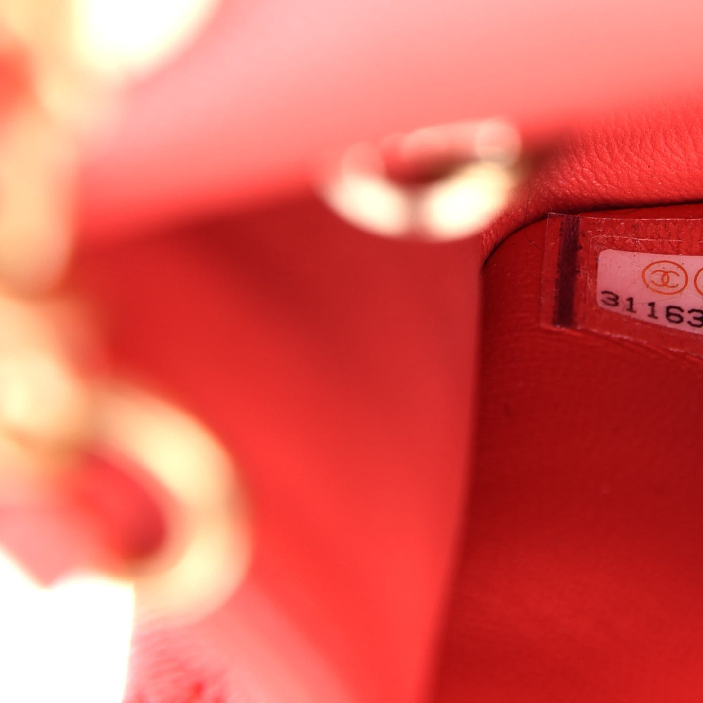 Caviar Quilted Mini Sweet Classic Flap Red