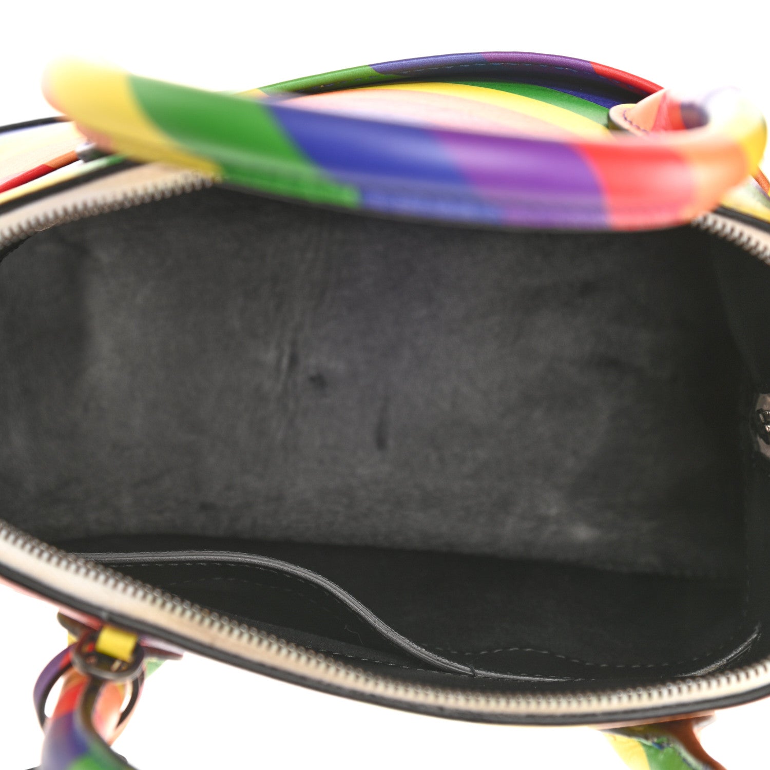 Balenciaga Smooth Calfskin Logo Rainbow S Ville Top Handle Bag Multicolor 5 of 8
