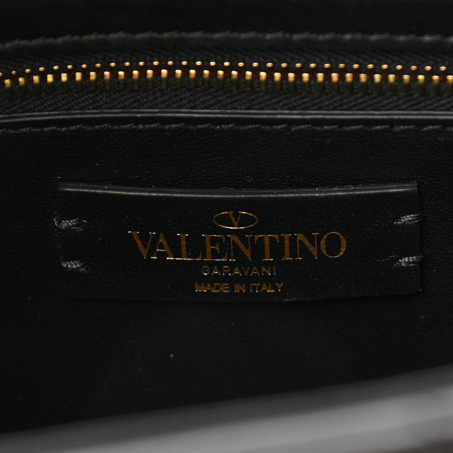 Nappa Roman Stud The Handle Bag Black