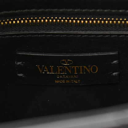 Valentino Garavani Nappa Roman Stud The Handle Bag Black 7 of 10