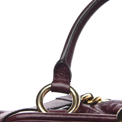 Marc Jacobs Calfskin Quilted Stam Burgundy 12 of 16