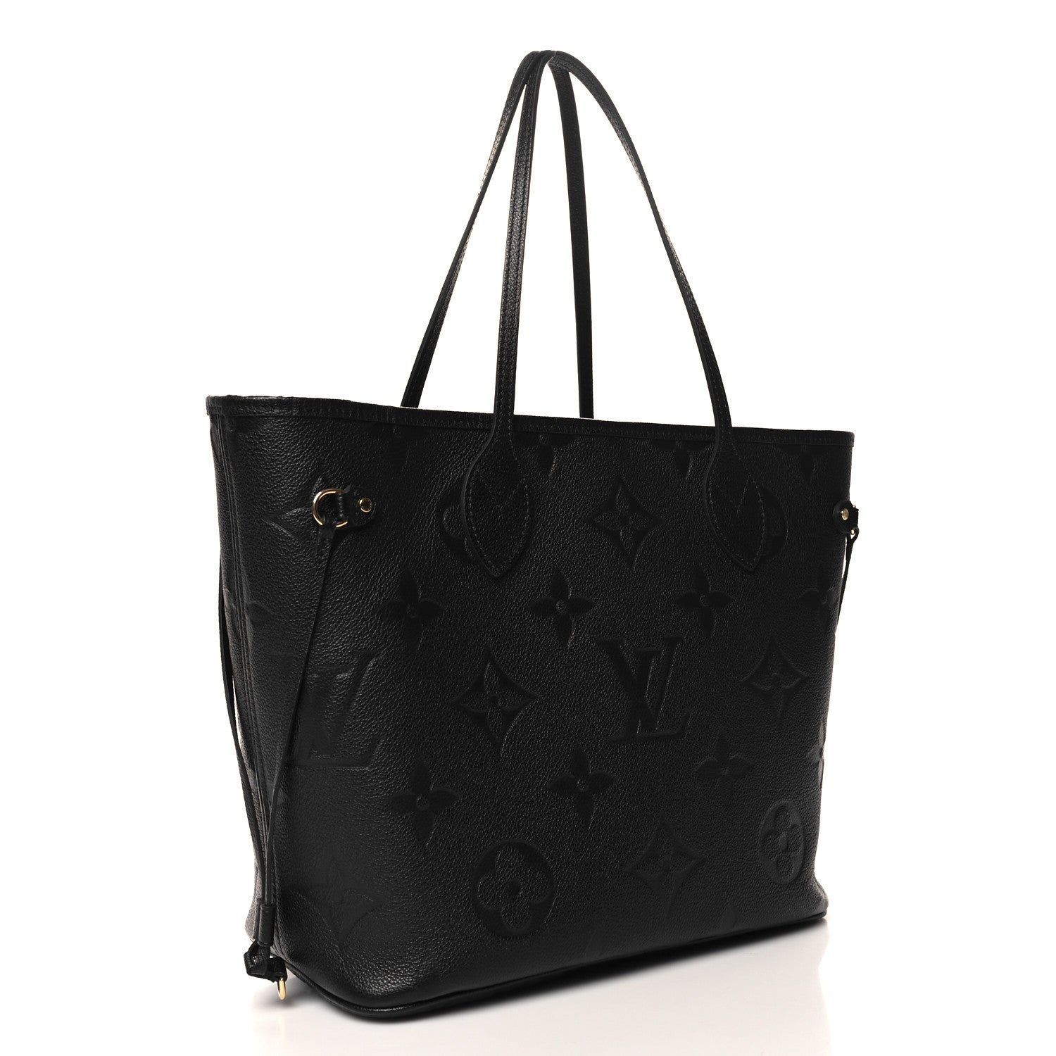Louis Vuitton Empreinte Monogram Giant Neverfull MM Black 4 of 11