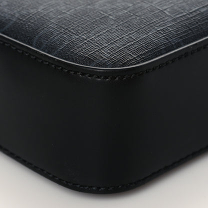Gucci GG Supreme Monogram Appia Calfskin Web Messenger Bag Black 11 of 11