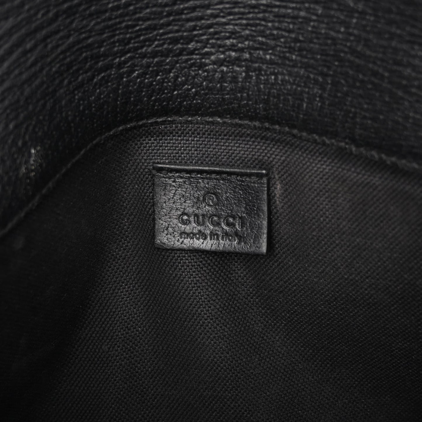 GG Supreme Monogram Psychedelic Slim Belt Bag Black