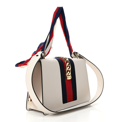 Gucci Calfskin Small Sylvie Shoulder Bag Off White 2 of 4