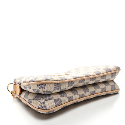 Louis Vuitton Damier Azur Liv Pochette 4 of 10