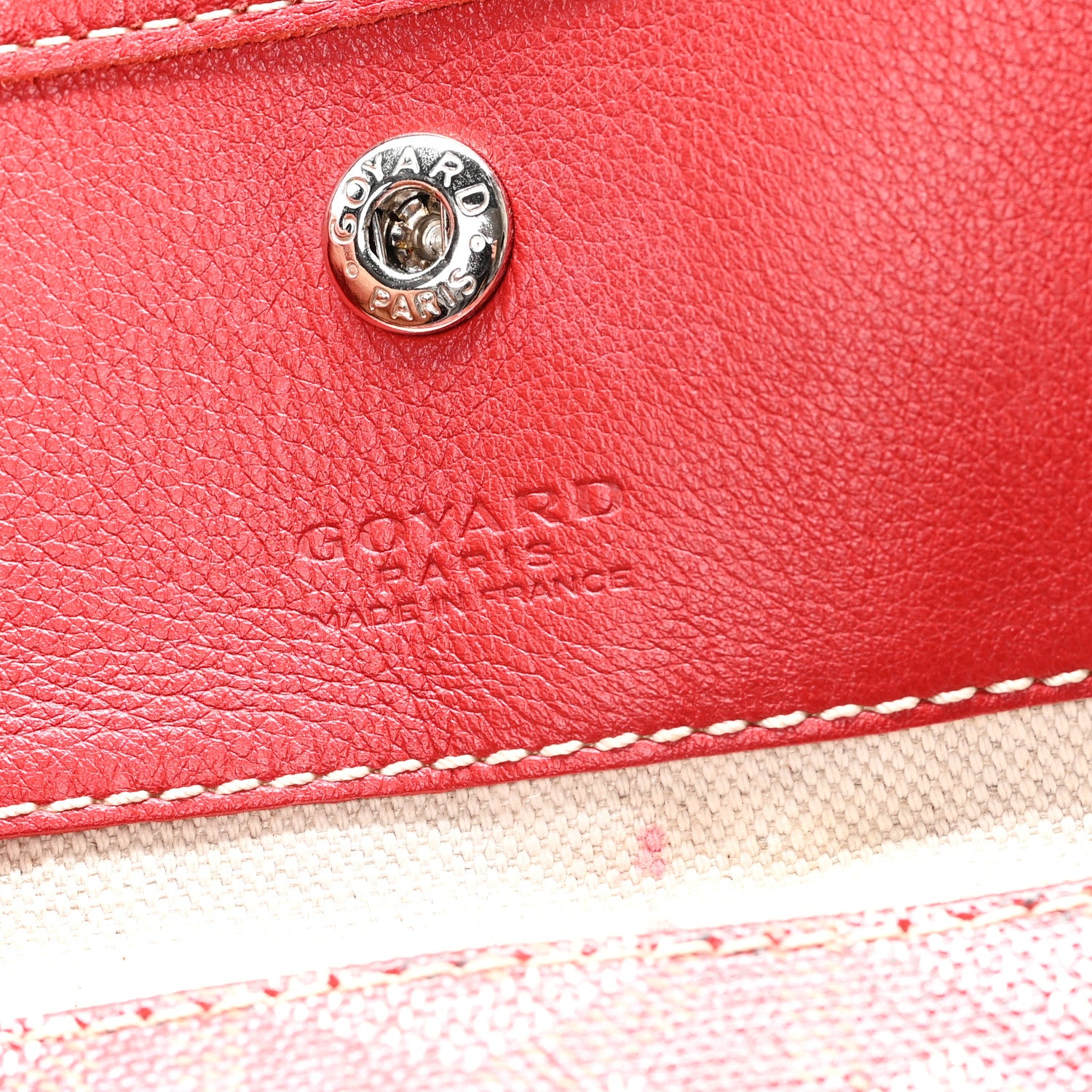 Goyard Goyardine Saint Louis PM Red 7 of 12
