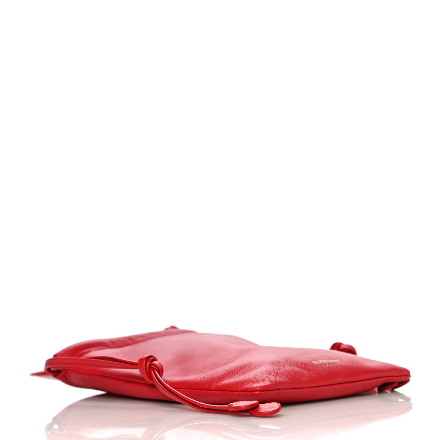 Burberry Calfskin Small Drawcord Pouch Red 6 of 12