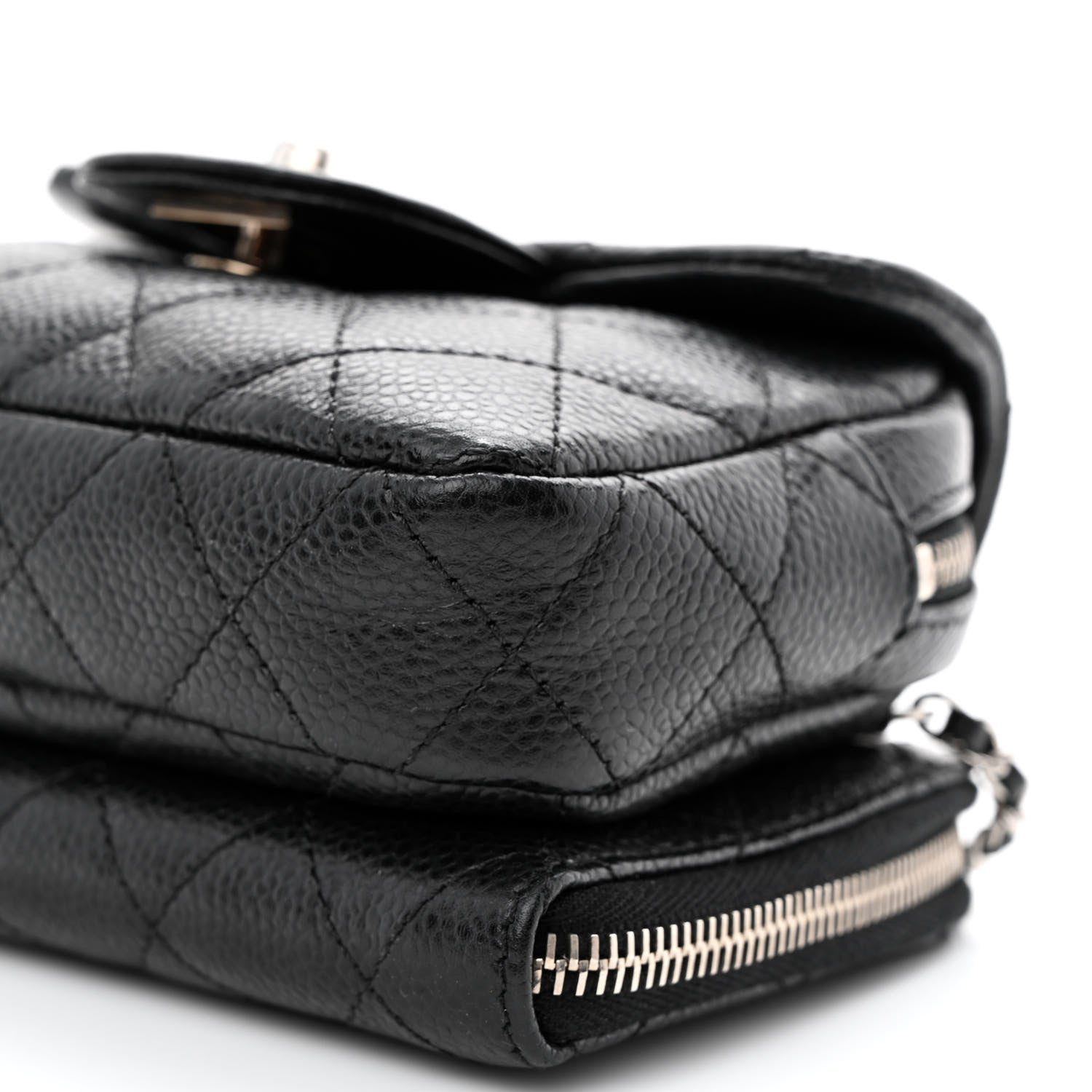Chanel Caviar Quilted New Mini Flap Black 11 of 12