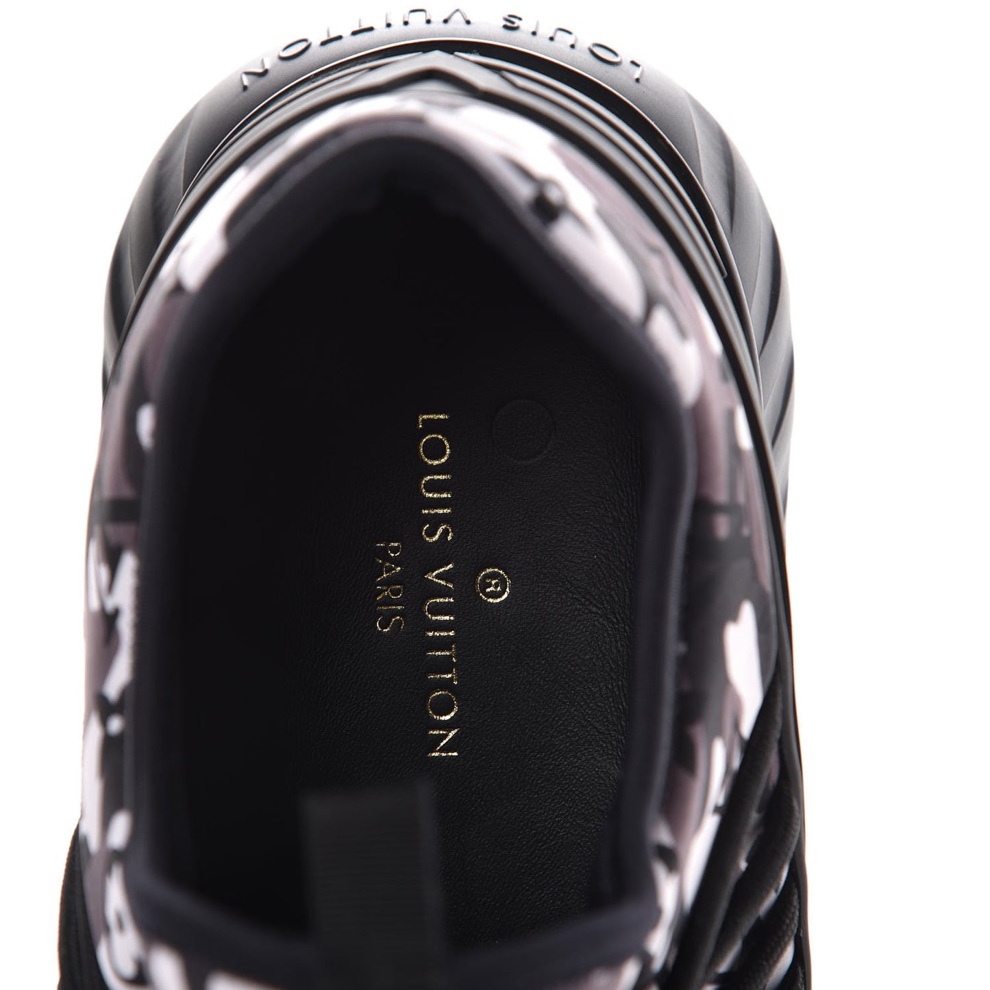 Neoprene Mesh Rubber Monogram Camo Fastlane Low Sneakers 7 Black