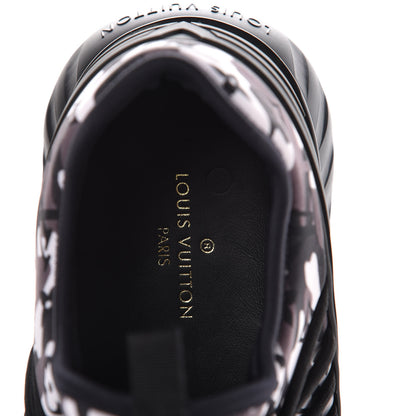 Louis Vuitton Neoprene Mesh Rubber Monogram Camo Fastlane Low Sneakers 7 Black 7 of 8