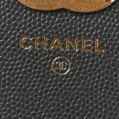Chanel Caviar Quilted Bracelet On Chain Clutch Grey 6 of 11