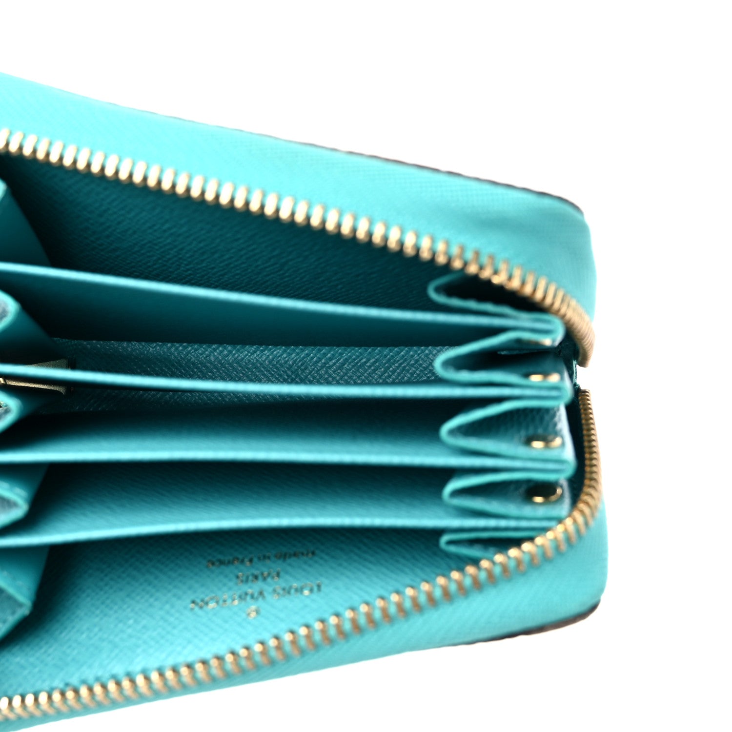 Louis Vuitton Monogram Zippy Multicartes Turquoise 5 of 8