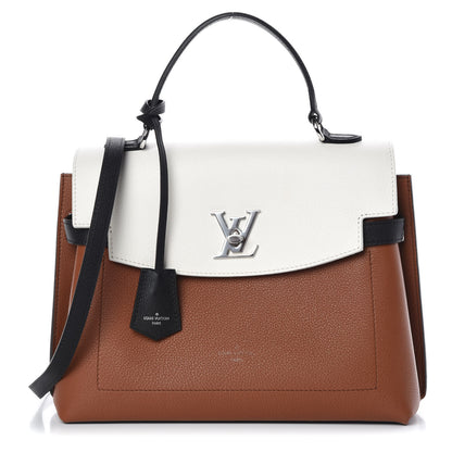 Louis Vuitton Soft Calfskin Lockme Ever Caramel Creme Black 1 of 8