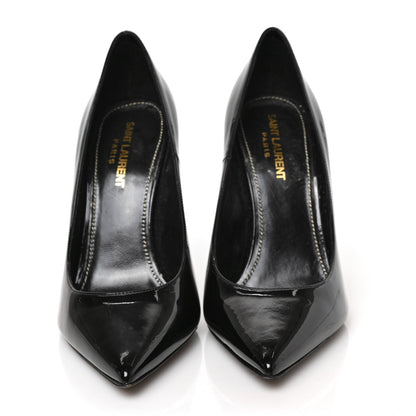 Saint Laurent Patent Opyum 110 Pumps 38 Black 2 of 10