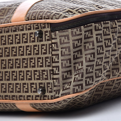 Fendi Zucchino Large Travel Bag Tan 13 of 21