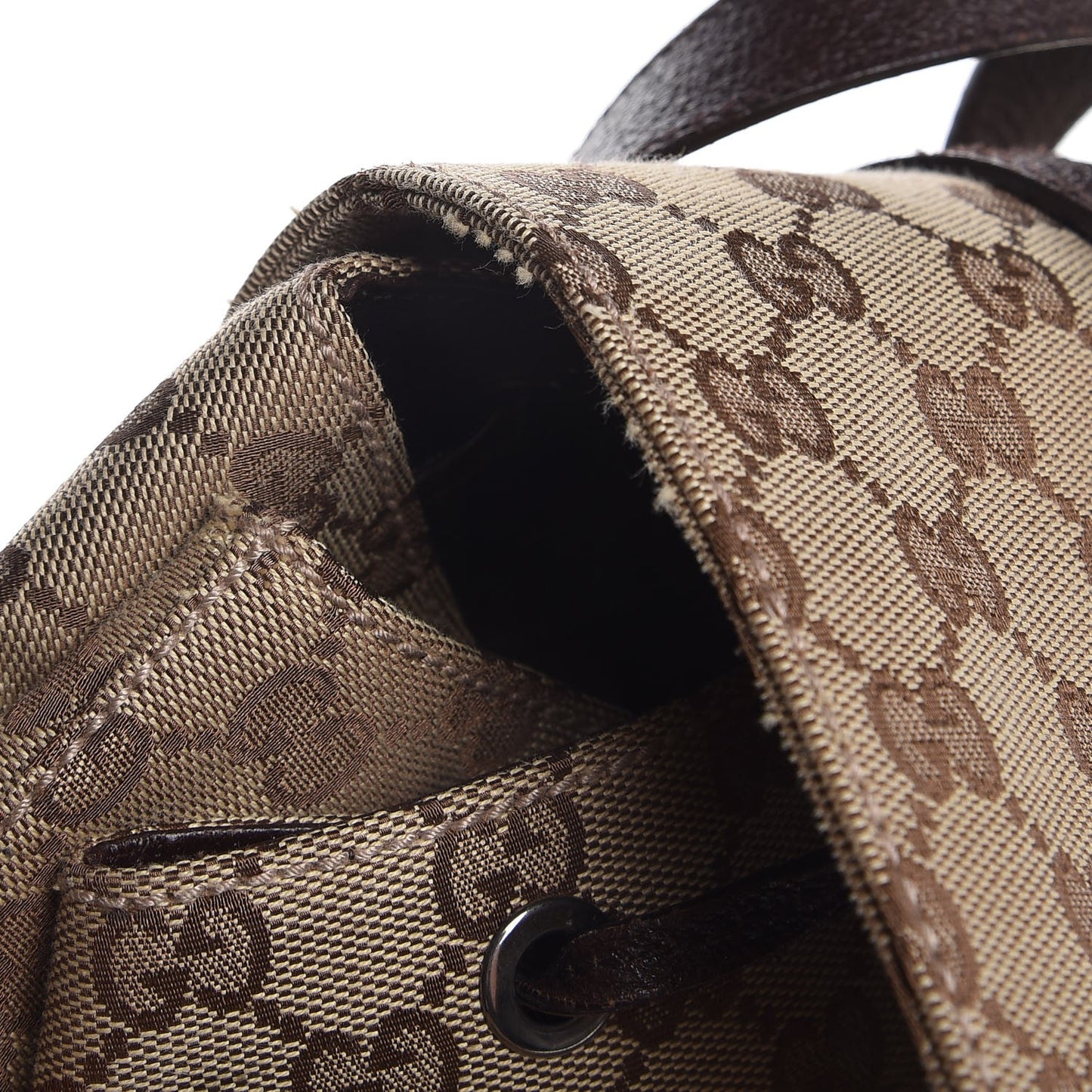 Monogram Backpack Dark Brown