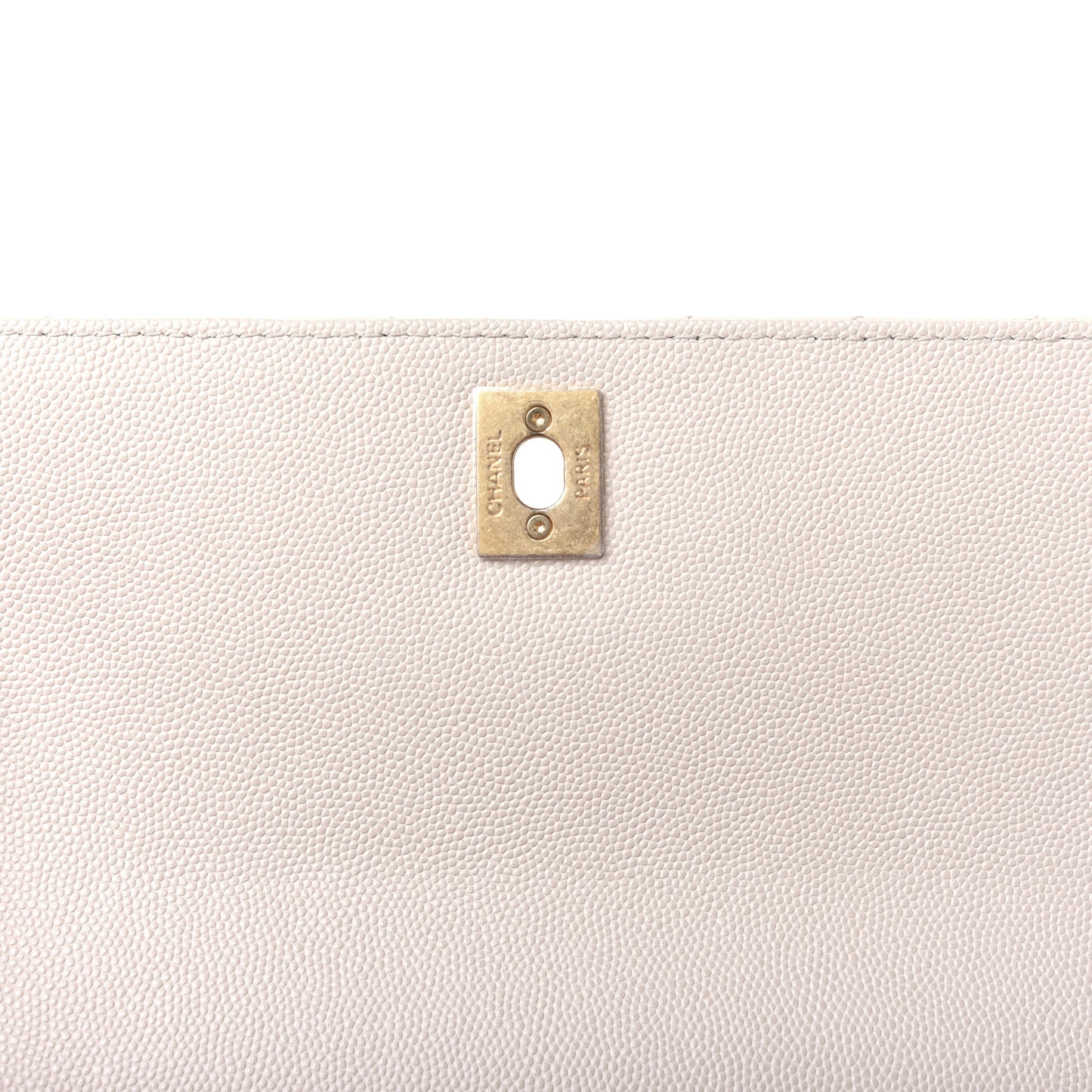 Caviar Lizard Chevron Quilted Mini Coco Handle Flap Ivory
