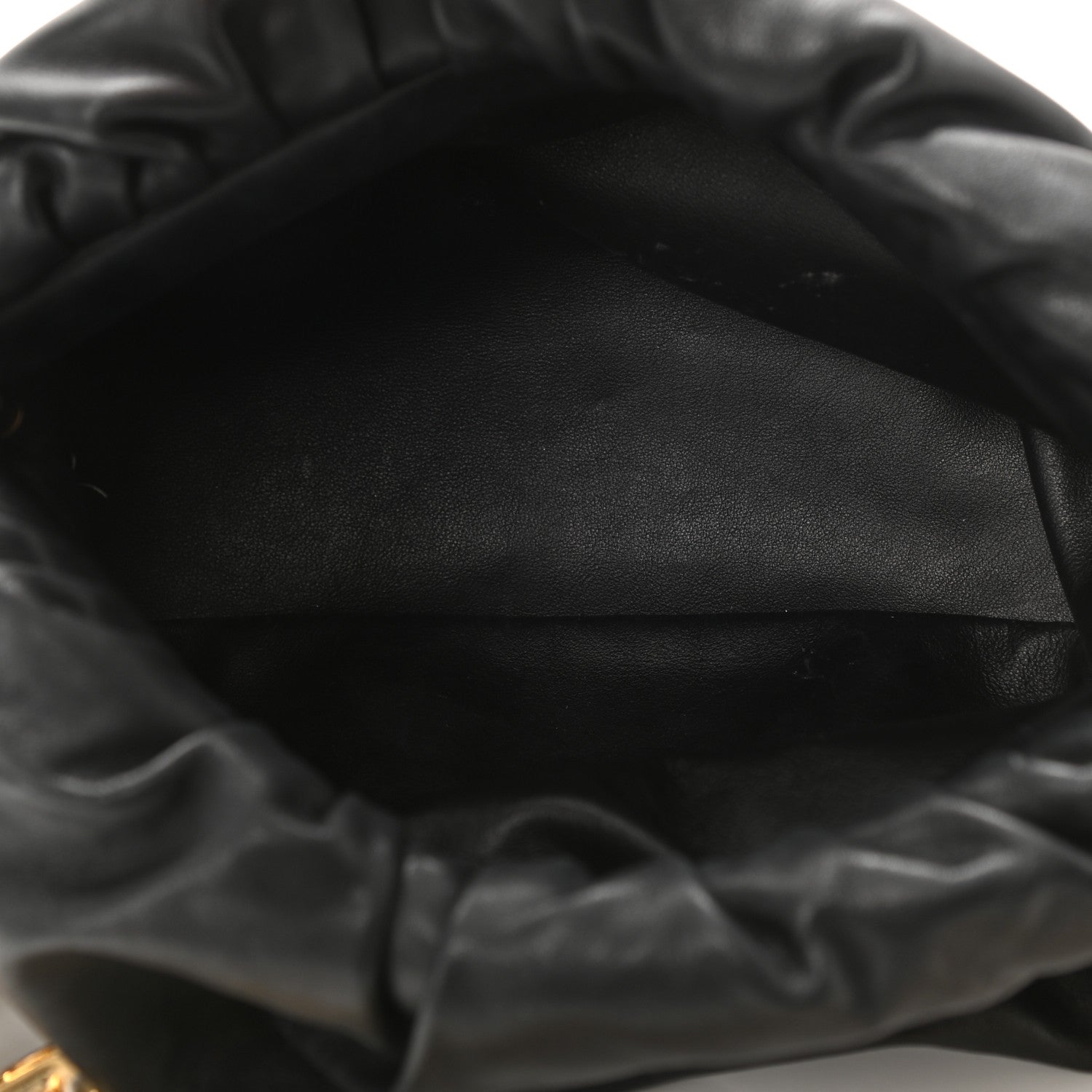 Bottega Veneta Calfskin The Pouch Chain Black 5 of 10