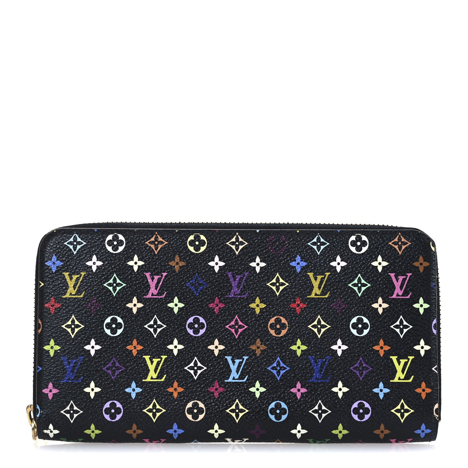 Louis Vuitton Monogram Multicolor Zippy Wallet Black Pistachio 1 of 12