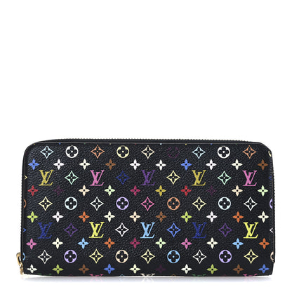 Louis Vuitton Monogram Multicolor Zippy Wallet Black Pistachio 1 of 12