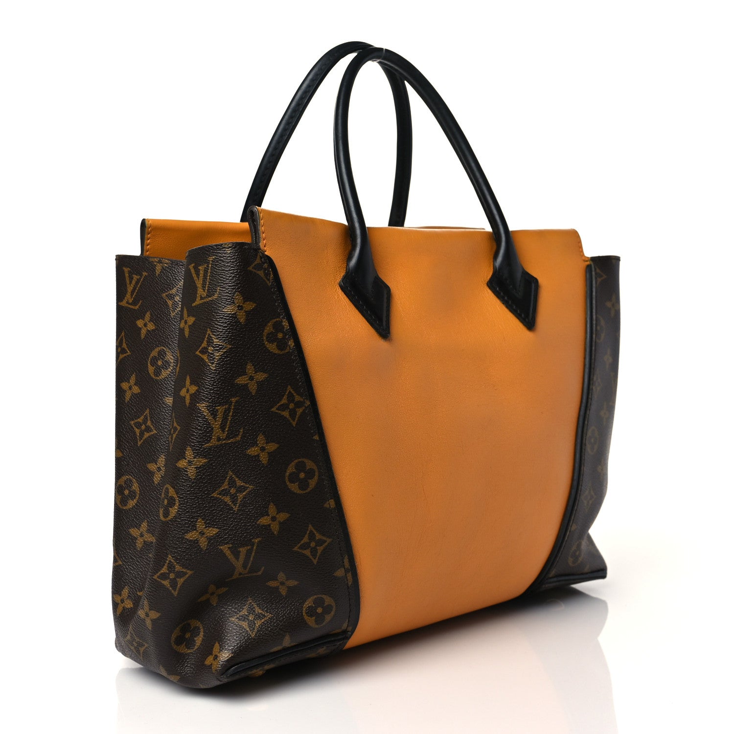 Louis Vuitton Monogram Cuir Orfevre Tote W PM Safran 3 of 12