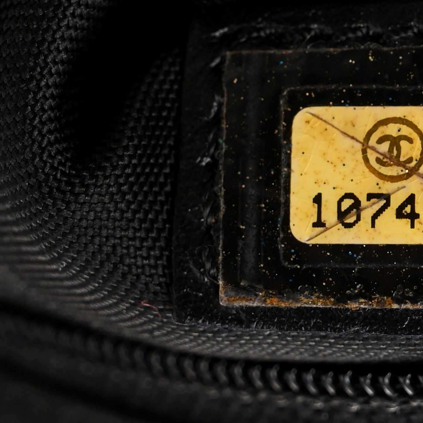 Straw Raffia Tote Black