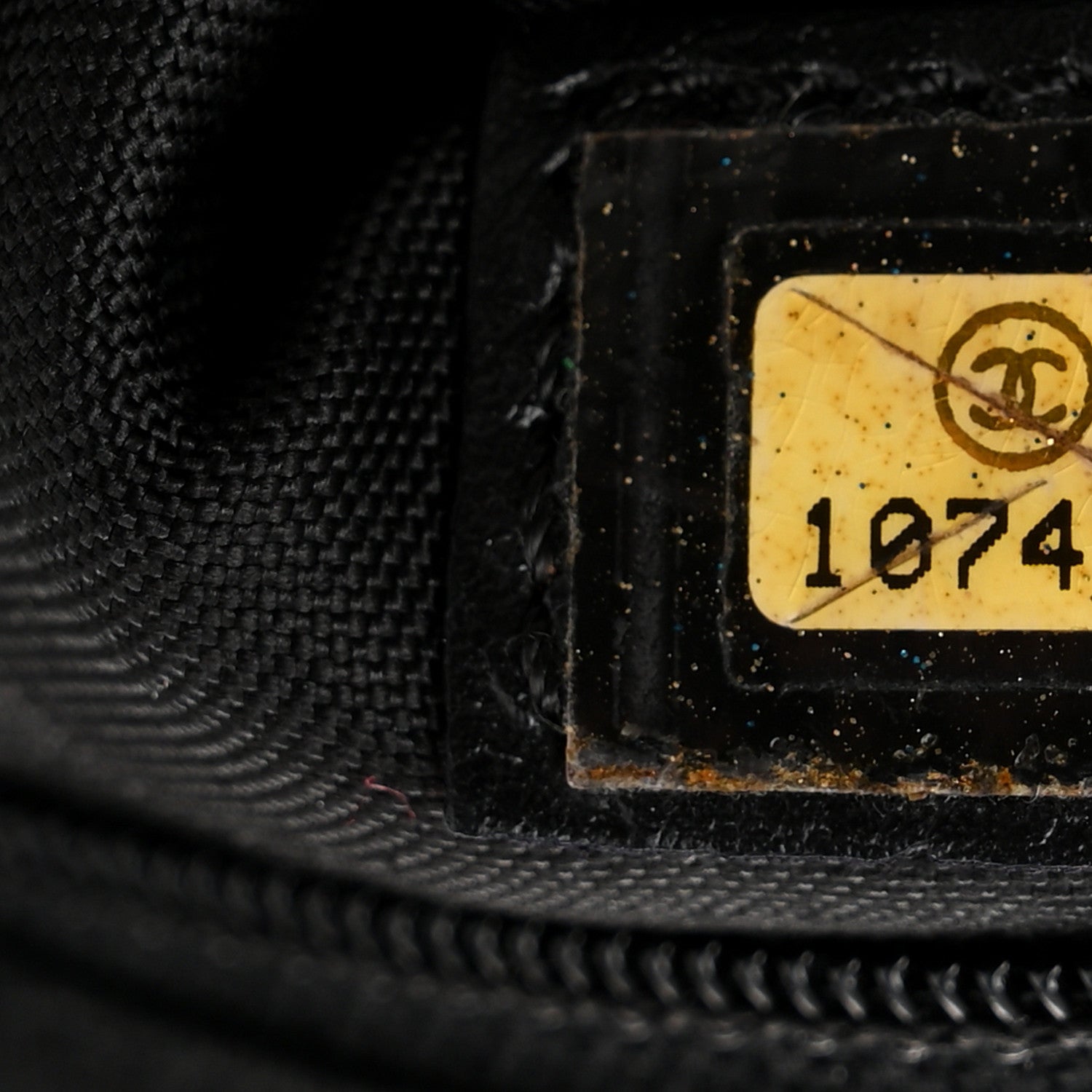 Chanel Straw Raffia Tote Black 7 of 12