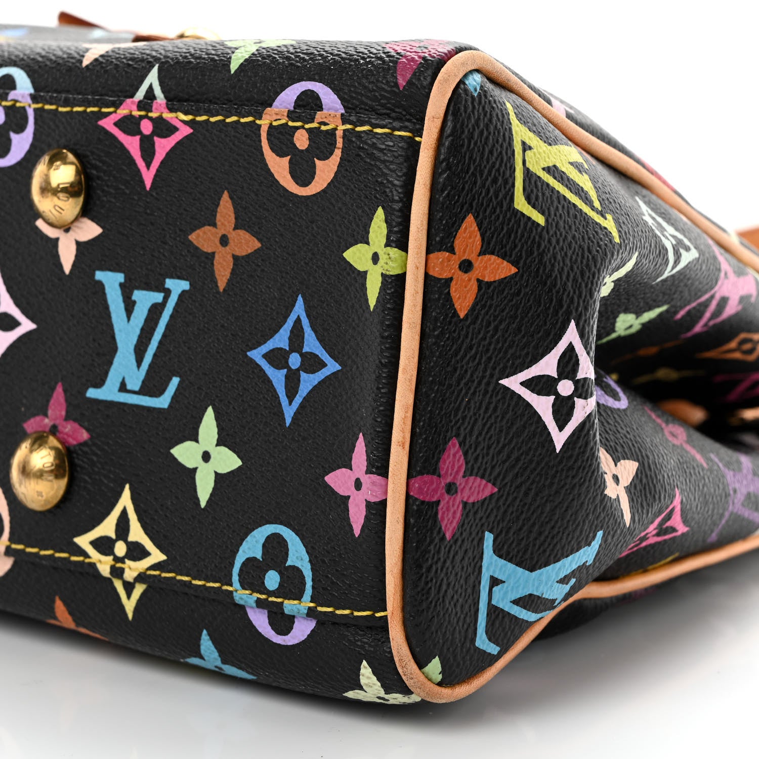Louis Vuitton Monogram Multicolor Aurelia MM Black 9 of 10