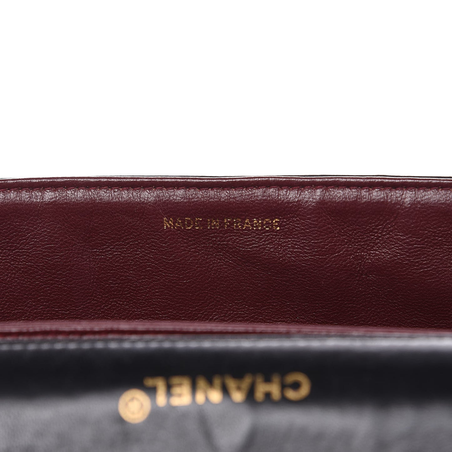 Lambskin Quilted Medium Single Flap Black