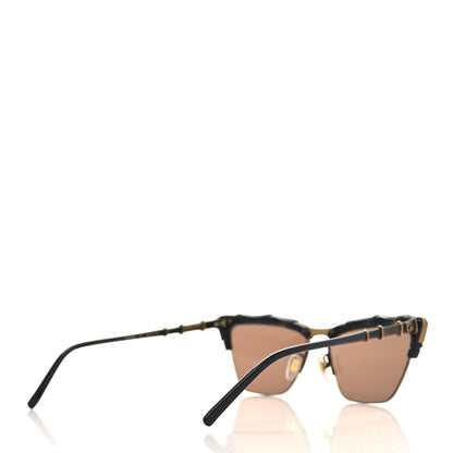 Gucci Acetate Metal Bamboo Sunglasses GG660S Black 4 of 6