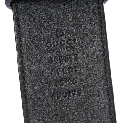 Gucci Calfskin Double G 40mm Belt 65 26 Black 4 of 5