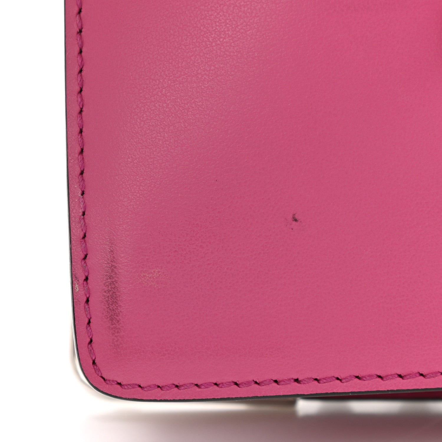 Prada City Calf Saffiano Studded Cahier Bag Fuxia Black 14 of 15