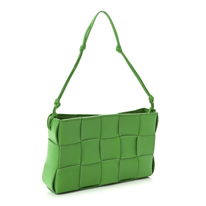 Bottega Veneta Calfskin Maxi Intrecciato Cassette Pouch On Strap Parakeet 3 of 9