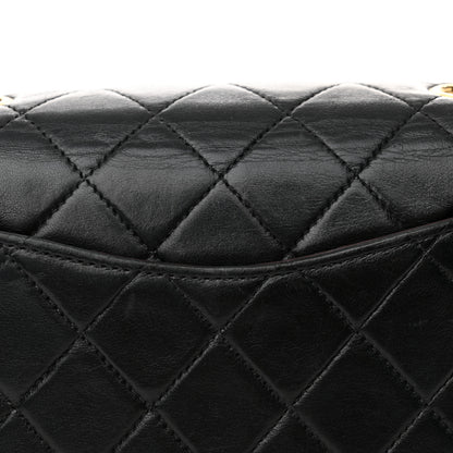 Chanel Lambskin Quilted Mini Square Flap Black 12 of 13