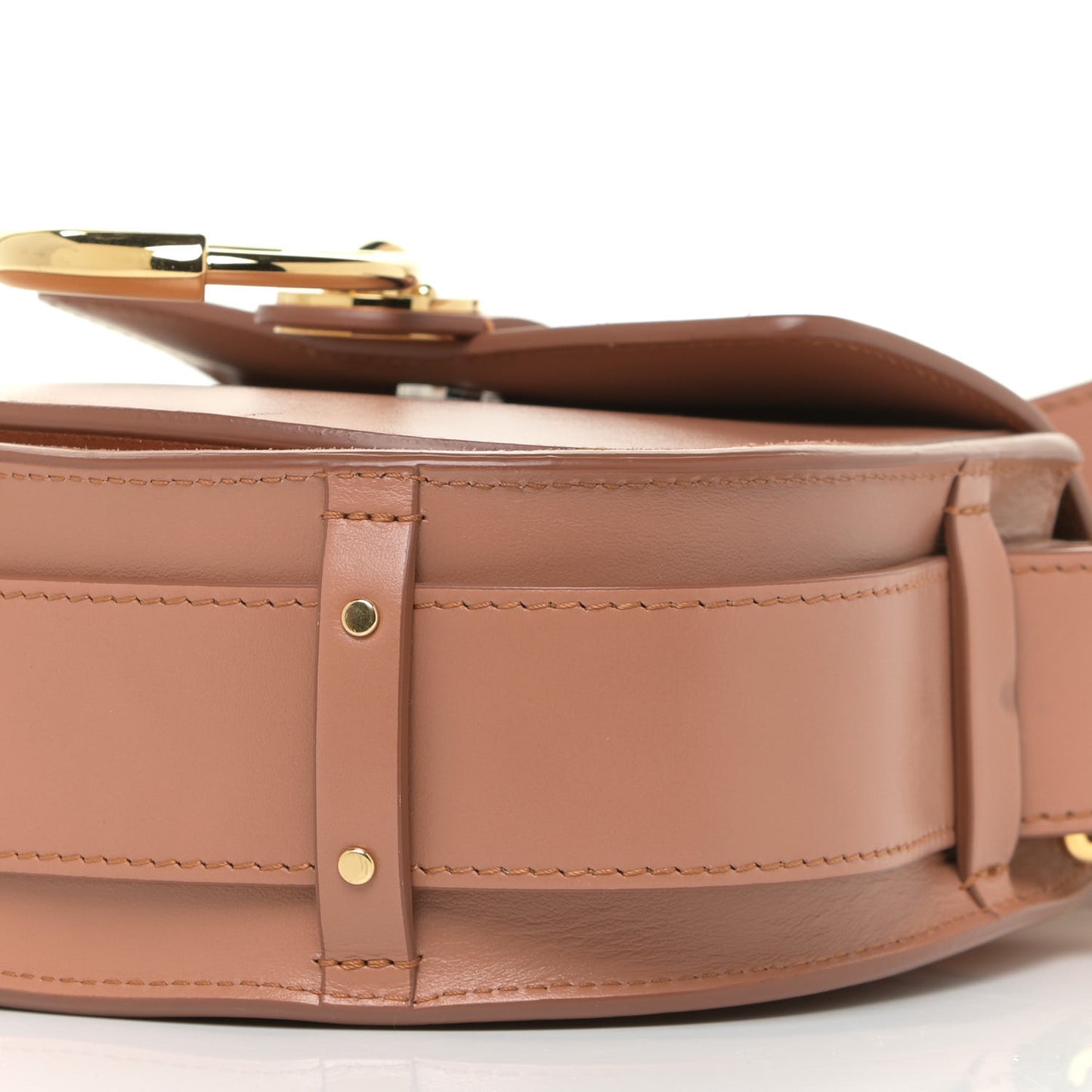 Calfskin Small Tess Bag Muted Brown