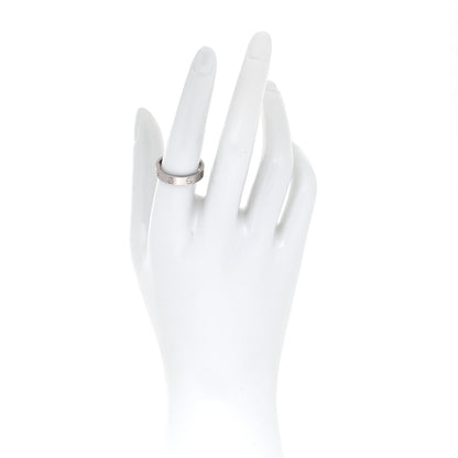 Cartier 18K White Gold 3.5mm LOVE Wedding Band Ring 57 8 3 of 8